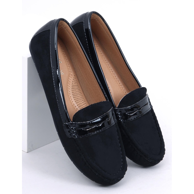 Mocassins femme noirs FM2958-3 Noir le noir 1