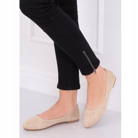 Ballerines beiges lisses Z1005 Beige 2 Ballerines beiges lisses Z1005 Beige 2