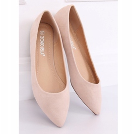 Ballerines femme beiges P3T1168-6 Abricot 2
