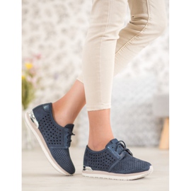 Aclys Chaussures ajourées bleu marine 5