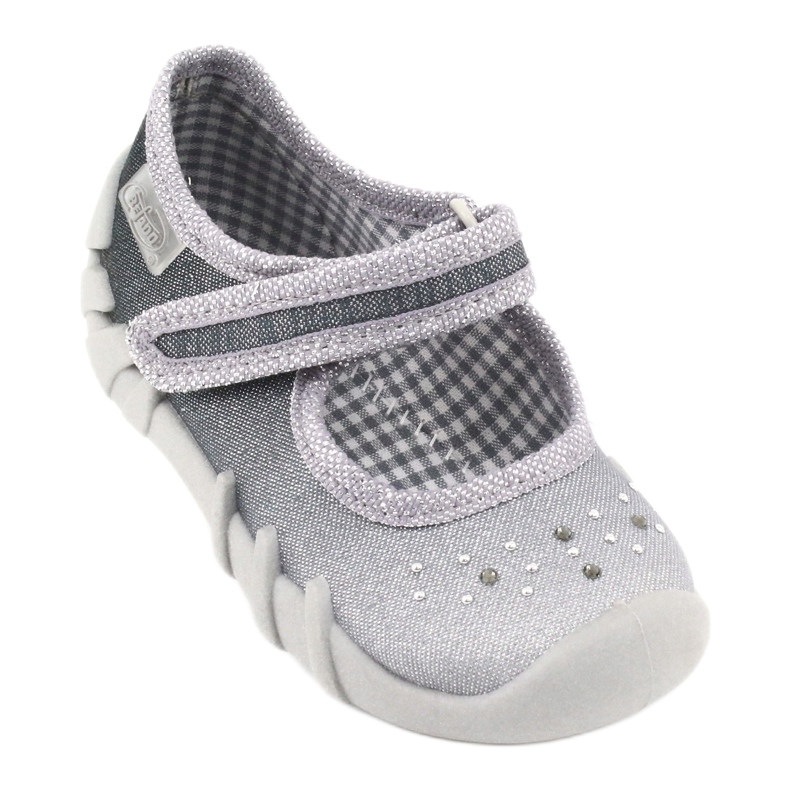 Chaussures pour enfants Befado 109P185 argent gris 1
