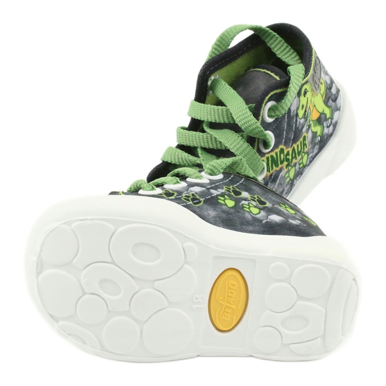Chaussures enfant Befado 218P058 gris vert 5