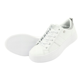 Baskets de sport American Club RH09 blanches gris 4