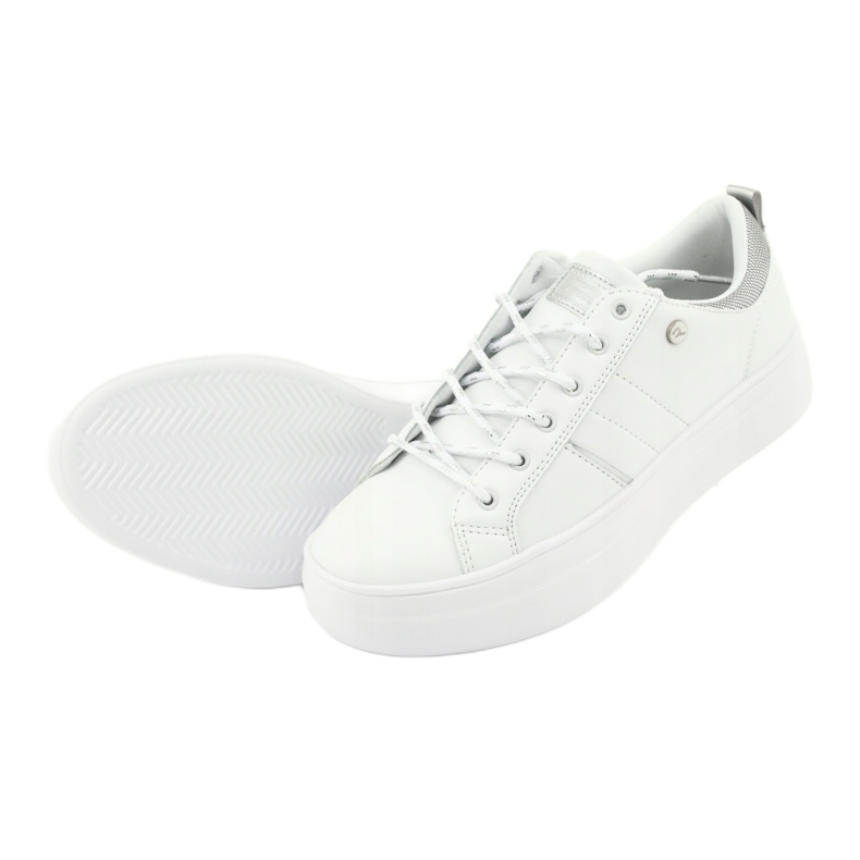 Baskets de sport American Club RH09 blanches gris 4