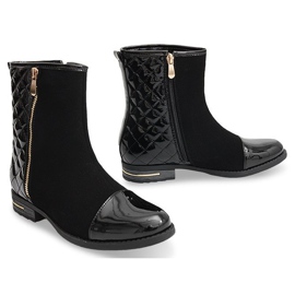 Bottines matelassées R-11 Noir le noir 1
