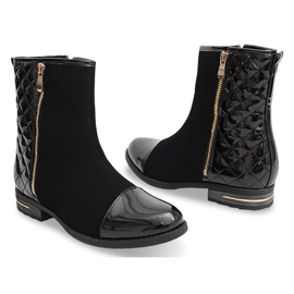 Bottines matelassées R-11 Noir le noir 2