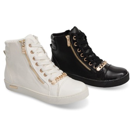 Baskets Montantes Y406 Blanc blanche 1