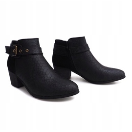Bottines Noires Jodhpur LM-651 le noir 1