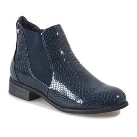 Bottines élégantes bleu marine 1602 1 Bottines élégantes bleu marine 1602 1