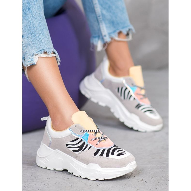 SHELOVET Baskets mode multicolore 1