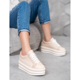 Seastar Baskets sur la plateforme de mode brun 1