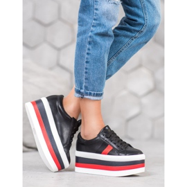 Seastar Chaussures sur la plateforme de mode le noir multicolore 6