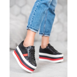 Seastar Chaussures sur la plateforme de mode le noir multicolore 7