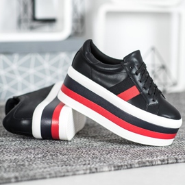 Seastar Chaussures sur la plateforme de mode le noir multicolore 2