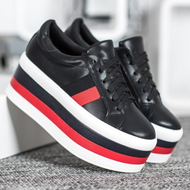 Seastar Chaussures sur la plateforme de mode le noir multicolore 3