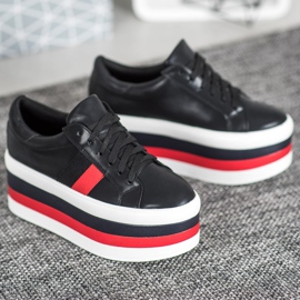 Seastar Chaussures sur la plateforme de mode le noir multicolore 5