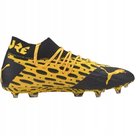 Chaussures de foot Puma Future 5.1 Netfit Fg Ag M 105755 03 jaune jaune 2