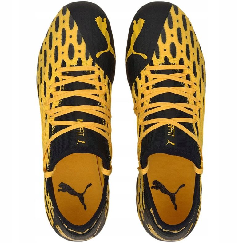 Chaussures de foot Puma Future 5.2 Netfit Fg Ag M 105784 03 jaune jaune 1