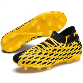 Chaussures de foot Puma Future 5.2 Netfit Fg Ag M 105784 03 jaune jaune 3