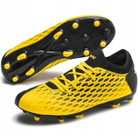 Chaussures de football Puma Future 5.4 Fg Ag Jr 105810 03 jaune jaune 3