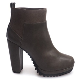 Bottines W15 Taupe noir 1