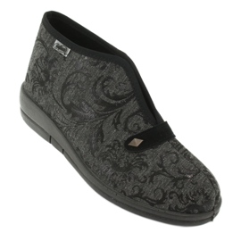 Befado chaussures femme pu 031D036 le noir gris 2