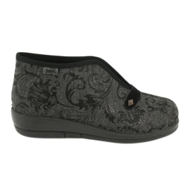 Befado chaussures femme pu 031D036 le noir gris 1 Befado chaussures femme pu 031D036 le noir gris 1