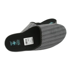 Chaussons chaussons pour hommes Adanex 25147 chevrons le noir gris 5