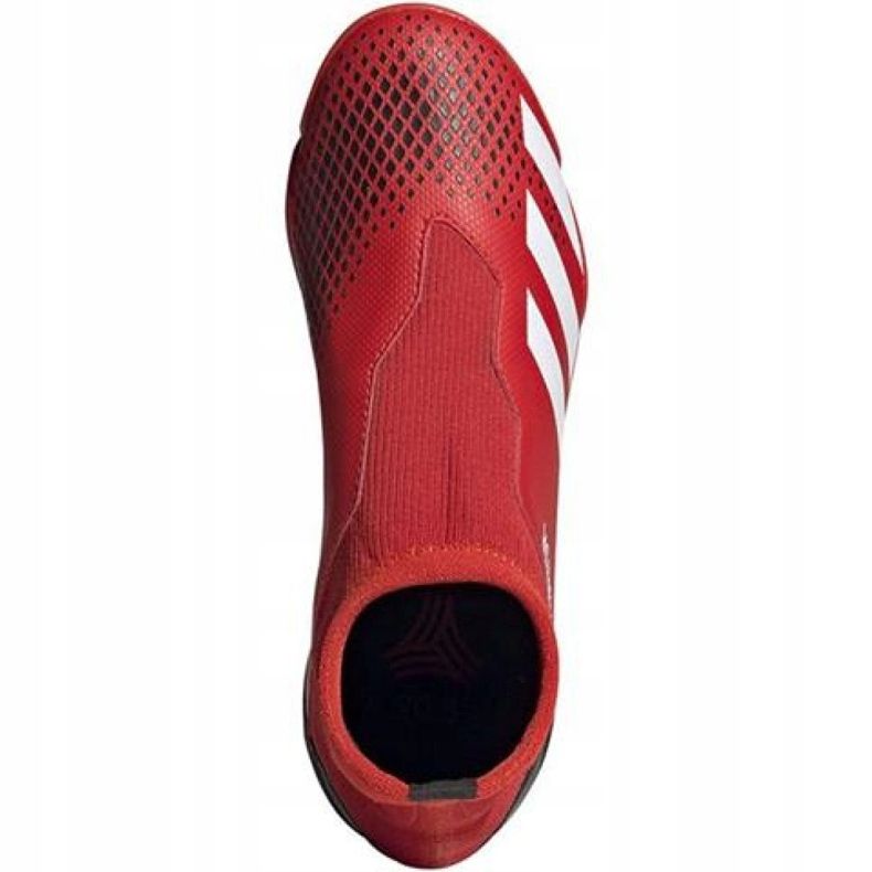 Chaussures de foot Adidas Predator 20.3 Ll Tf Jr EF1949 rouge rouge 1