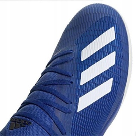 Chaussures de football Adidas X 19.3 In M EG7154 bleu bleu 1 Chaussures de football Adidas X 19.3 In M EG7154 bleu bleu 1