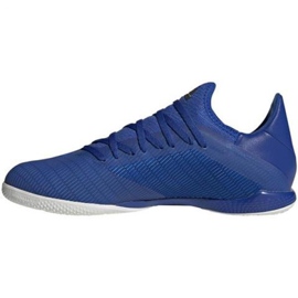 Chaussures de football Adidas X 19.3 In M EG7154 bleu bleu 2