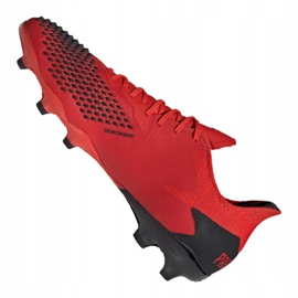 Chaussures Adidas Predator 20.2 Fg M EE9553 rouge rouge 1