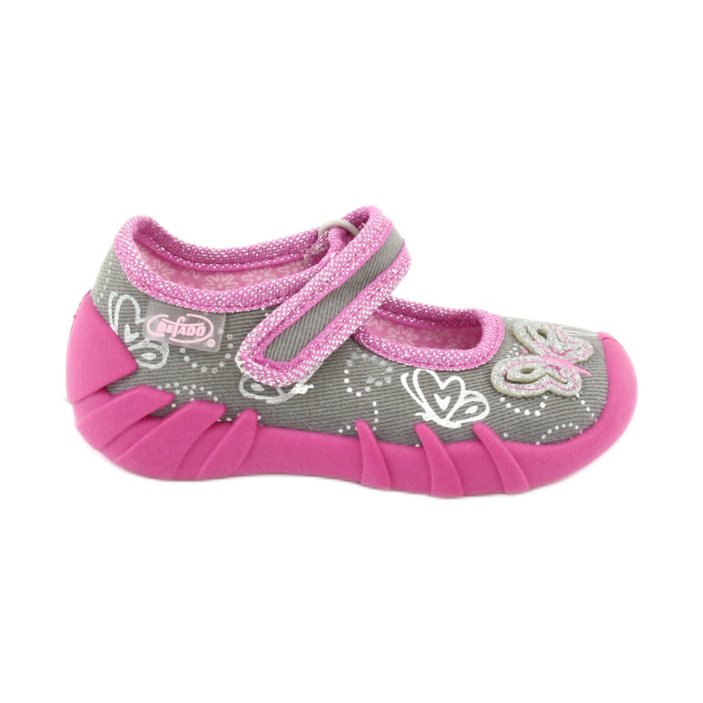 Chaussures pour enfants Befado 109P178 gris rose 1