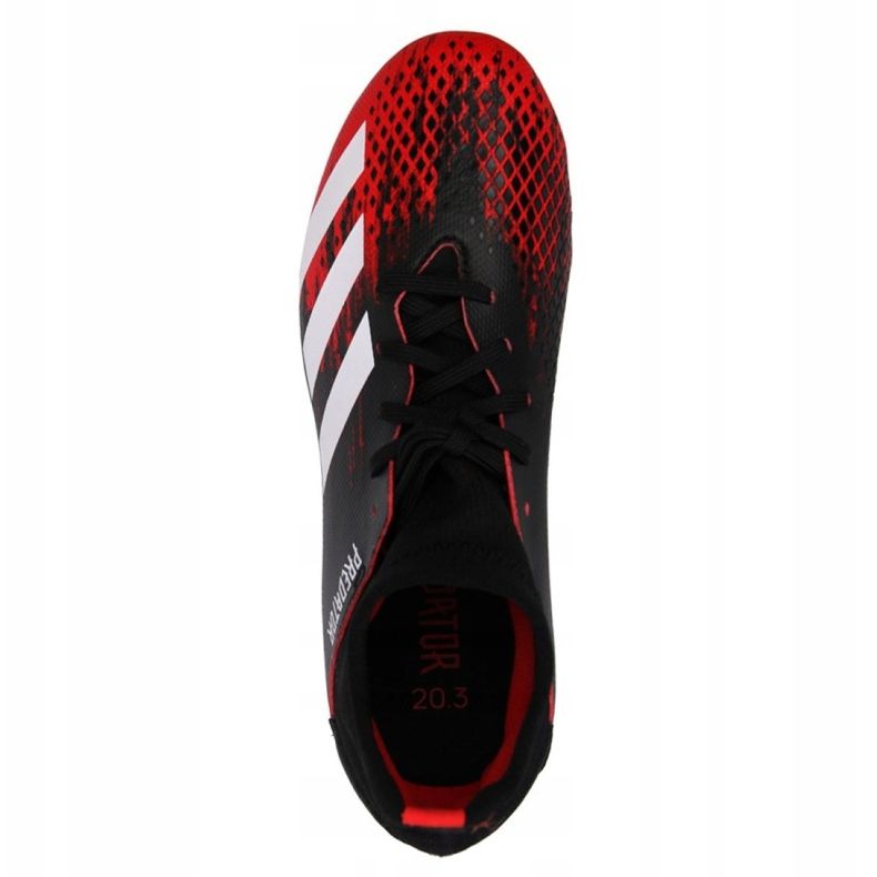 Chaussures de foot Adidas Predator 20.3 Fg Jr EF1930 multicolore noir 1