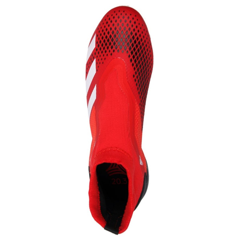 Chaussures d'intérieur adidas Predator 20.3 Ll In M EE9572 rouge rouge 1