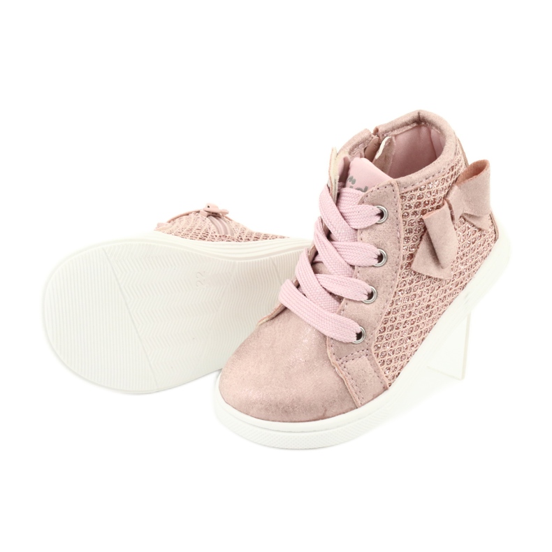Chaussures de sport fille American Club GC17 rose 5