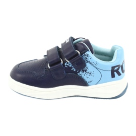Chaussures de sport American Club GC18 Velcro bleu marine bleu 2