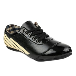 Chaussures de jazz noires chaussures classiques 028-1 1