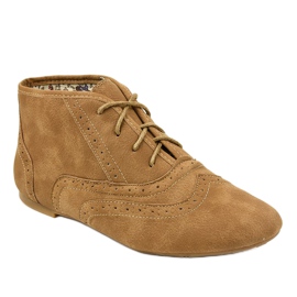 Chaussures de jazz ajourées marron DA8753 brun 1