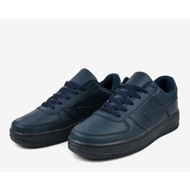 Baskets bleu marine A5236 3