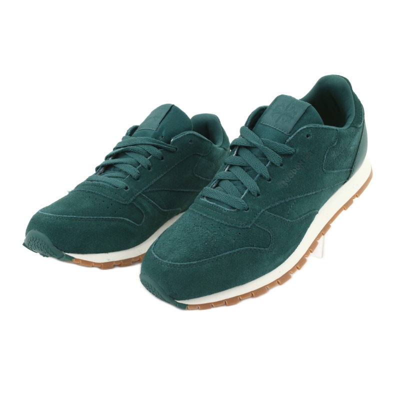 Reebok Cl Cuir Sg JRCM9079 vert 3