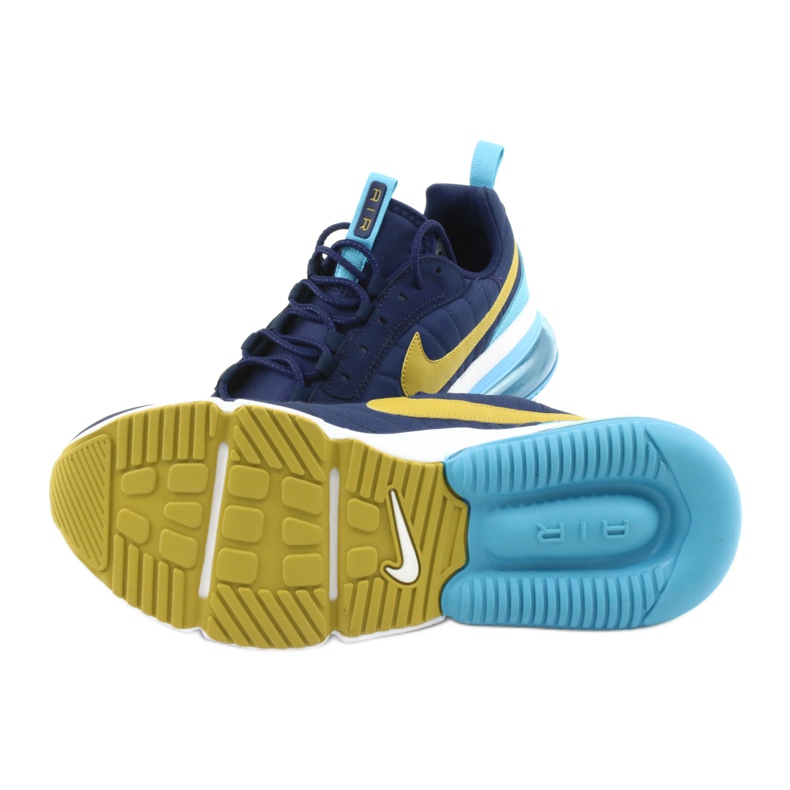 Nike Air Max 270 Futura M AO1569-400 chaussures bleu marine bleu jaune 5