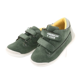 Bottes Avec Velcro American Club GC22 gris vert 3