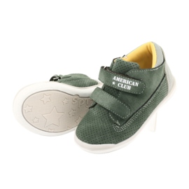 Bottes Avec Velcro American Club GC22 gris vert 5