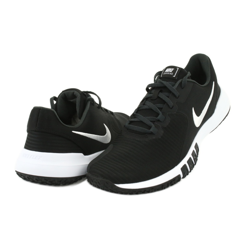 Nike Flex Control 4 M CD0197-002 blanche le noir 4