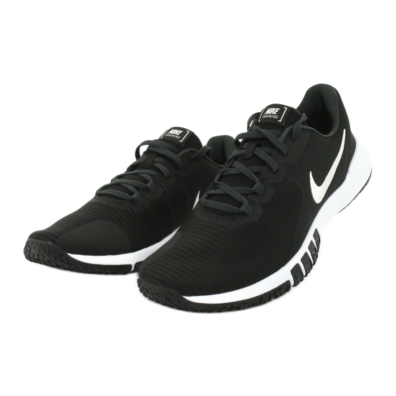 Nike Flex Control 4 M CD0197-002 blanche le noir 3