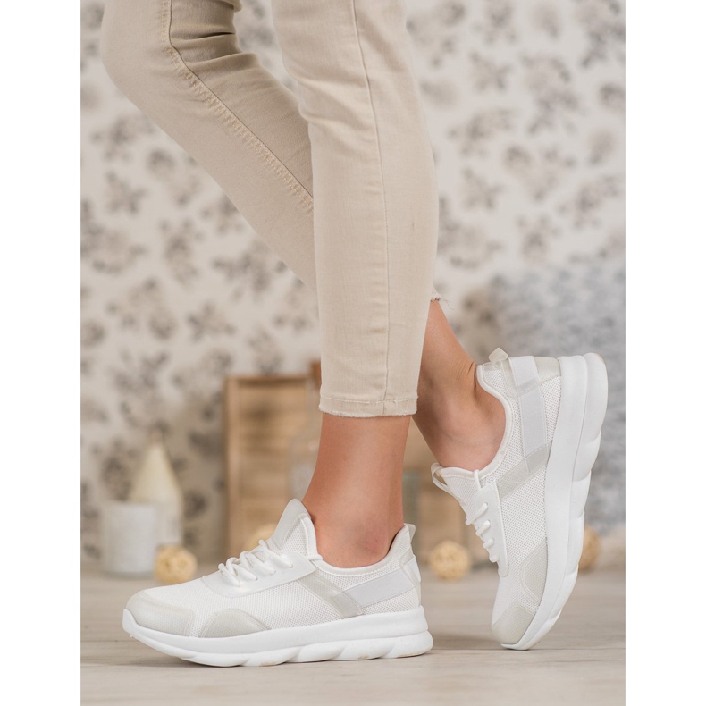 Marquiz Chaussures de sport à enfiler blanche 2