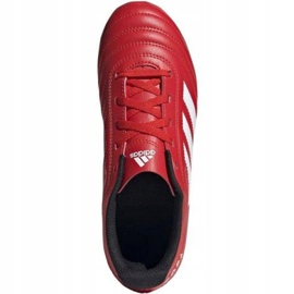 Chaussures de foot Adidas Copa 20.4 Fg Jr EF1919 rouge oranges et rouges 2