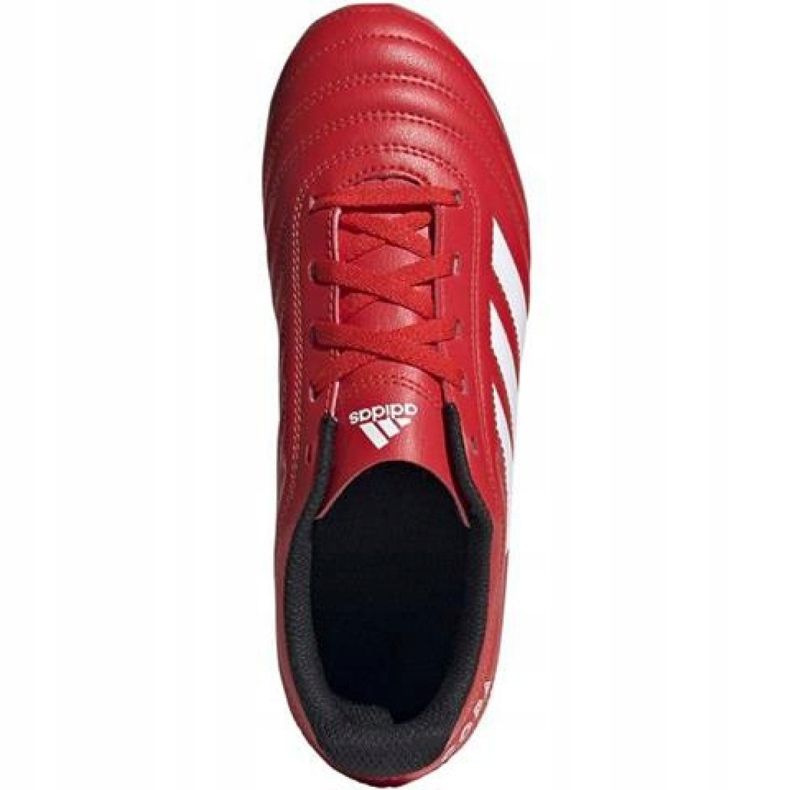 Chaussures de foot Adidas Copa 20.4 Fg Jr EF1919 rouge oranges et rouges 2