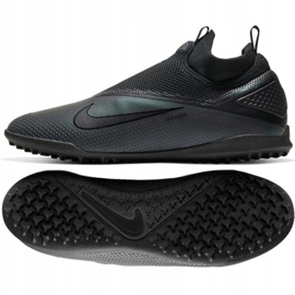 Chaussure de football Nike React Phantom Vsn 2 Pro Df Tf M CD4174-010 le noir le noir 2